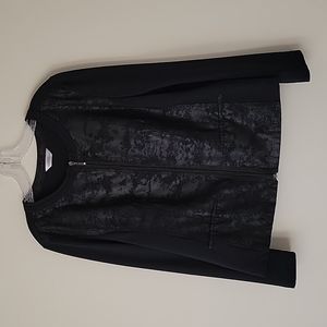 Northern Reflections Women's Navy Blue Zip-Up Jacket- Size XL